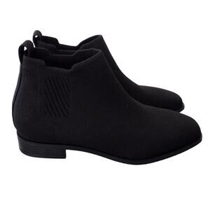 Vivaia LIKE-NEW Black Chelsea Ryan Pro Square-Toe Water-Rep. Ankle Boots 36.5/6